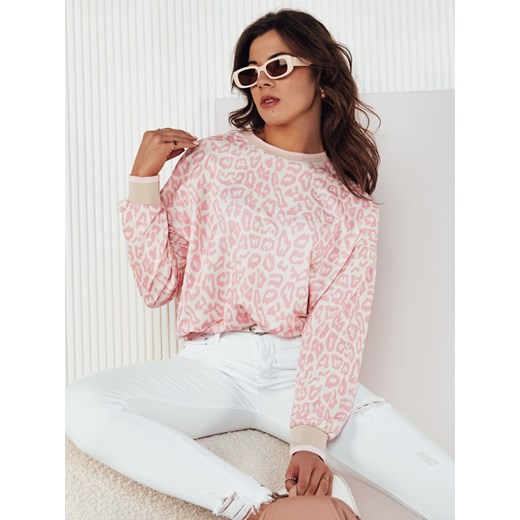 Bluza damska GREZAL różowa Dstreet BY1268 ze sklepu DSTREET.PL w kategorii Bluzy damskie - zdjęcie 171481974