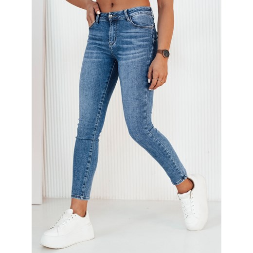 Spodnie damskie jeansowe BEVINO niebieskie Dstreet UY1919 ze sklepu DSTREET.PL w kategorii Jeansy damskie - zdjęcie 171482803
