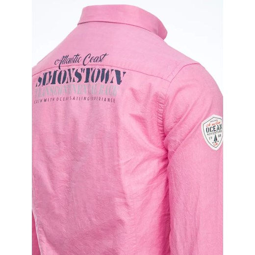 Koszula męska różowa Dstreet DX2298 Dstreet XXL promocja DSTREET.PL