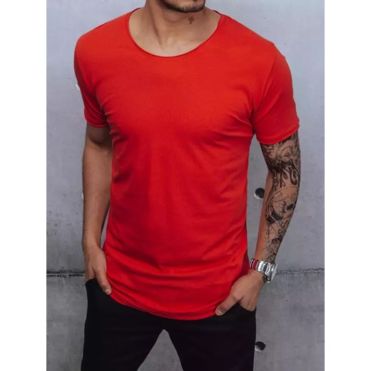 T-shirt męski czerwony Dstreet RX4612z ze sklepu DSTREET.PL w kategorii T-shirty męskie - zdjęcie 171484630