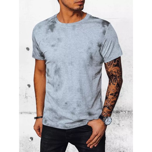 T-shirt męski jasnoszary Dstreet RX5025 ze sklepu DSTREET.PL w kategorii T-shirty męskie - zdjęcie 171485864