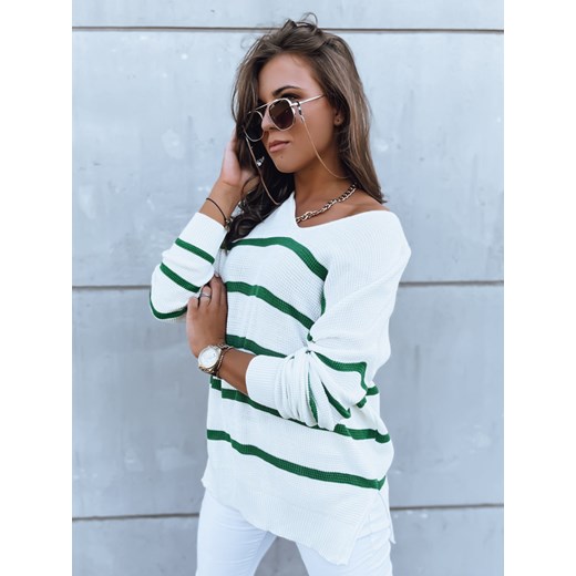 Sweter damski Dstreet z dekoltem w serek