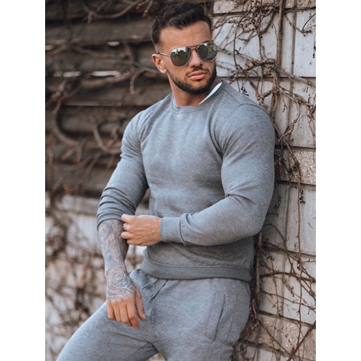 Bluza męska bez kaptura antracytowa Dstreet BX2405z Dstreet XL DSTREET.PL