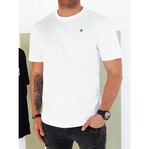 Koszulka męska z nadrukiem biała Dstreet RX5466 ze sklepu DSTREET.PL w kategorii T-shirty męskie - zdjęcie 171488183