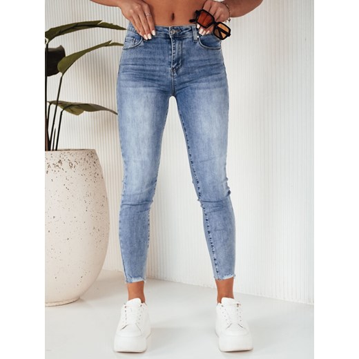 Spodnie damskie DORA jeansowe jasnoniebieskie Dstreet UY1339 ze sklepu DSTREET.PL w kategorii Jeansy damskie - zdjęcie 171488342
