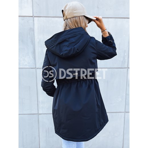 Kurtka damska parka STARK STYLE granatowa Dstreet TY3859 ze sklepu DSTREET.PL w kategorii Parki damskie - zdjęcie 171489124