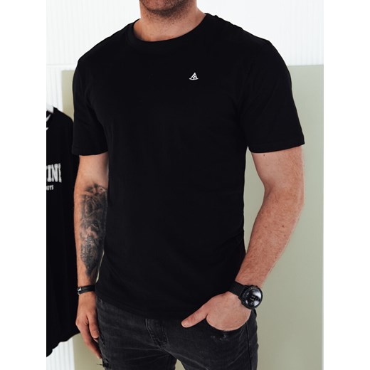 Koszulka męska z nadrukiem czarna Dstreet RX5467 ze sklepu DSTREET.PL w kategorii T-shirty męskie - zdjęcie 171489160