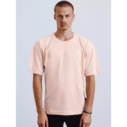 T-shirt męski różowy Dstreet RX4599 ze sklepu DSTREET.PL w kategorii T-shirty męskie - zdjęcie 171489181