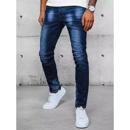 Spodnie męskie jeansowe niebieskie Dstreet UX3941 ze sklepu DSTREET.PL w kategorii Jeansy męskie - zdjęcie 171489222