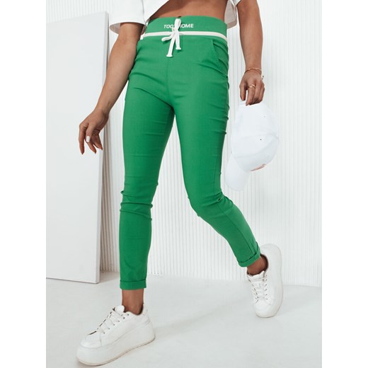 Spodnie damskie TONTA zielone Dstreet UY2032 ze sklepu DSTREET.PL w kategorii Spodnie damskie - zdjęcie 171489524