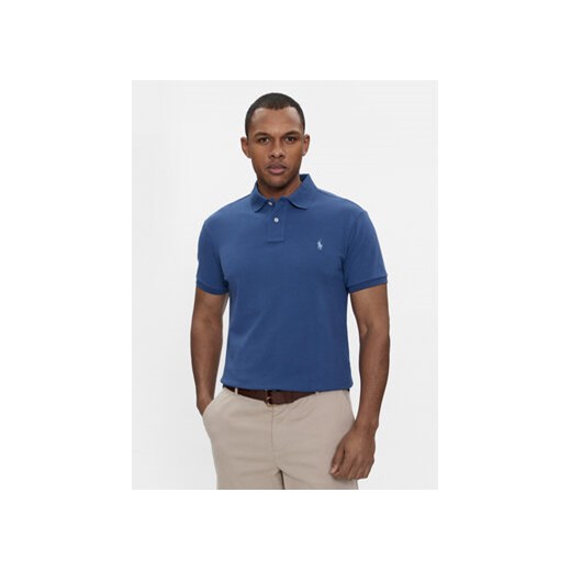 Polo Ralph Lauren Polo 710536856402 Niebieski Slim Fit ze sklepu MODIVO w kategorii T-shirty męskie - zdjęcie 171495312