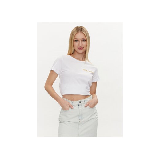 Noisy May T-Shirt Sun 27030257 Biały Oversize ze sklepu MODIVO w kategorii Bluzki damskie - zdjęcie 171495832