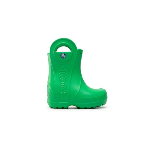 Crocs Kalosze Handle It Rain Boot Kids 12803 Zielony ze sklepu MODIVO w kategorii Kalosze dziecięce - zdjęcie 171495962