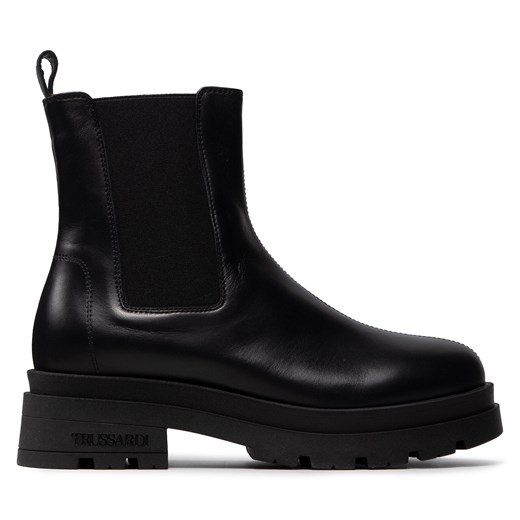 Botki Trussardi 79A00721 K299 Trussardi 39 okazja eobuwie.pl