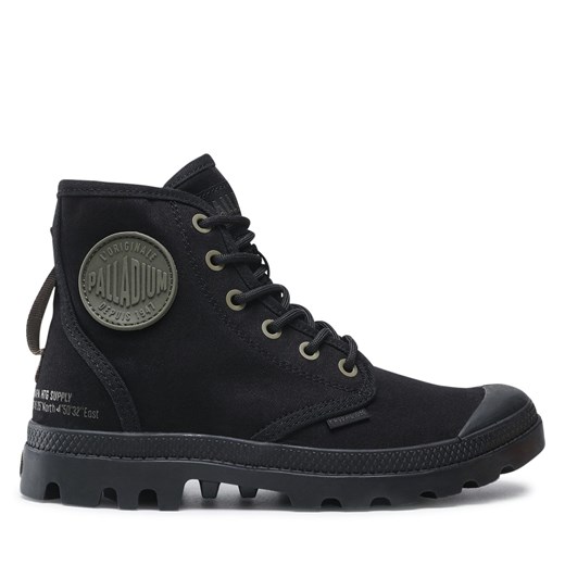 Trapery Palladium Pampa Hi Htg Supply 77356-001-M Black/Black ze sklepu eobuwie.pl w kategorii Workery damskie - zdjęcie 171498433