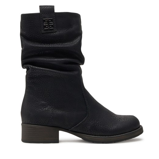 Botki Rieker Z9583-00 Czarny Rieker 36 okazja eobuwie.pl
