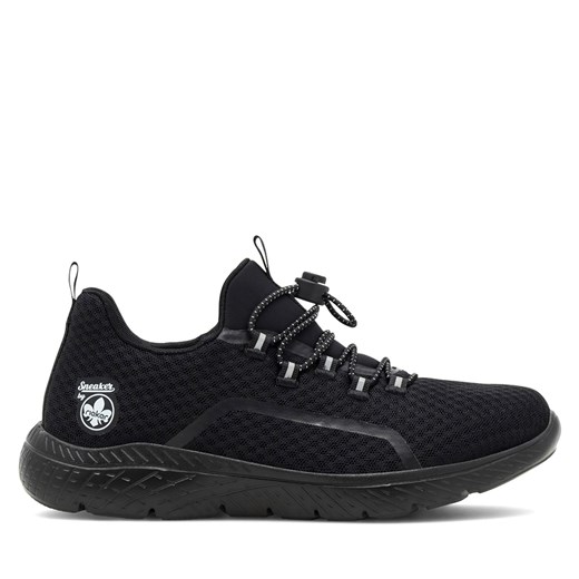 Sneakersy Rieker M5070-00 Czarny ze sklepu eobuwie.pl w kategorii Buty sportowe damskie - zdjęcie 171498552