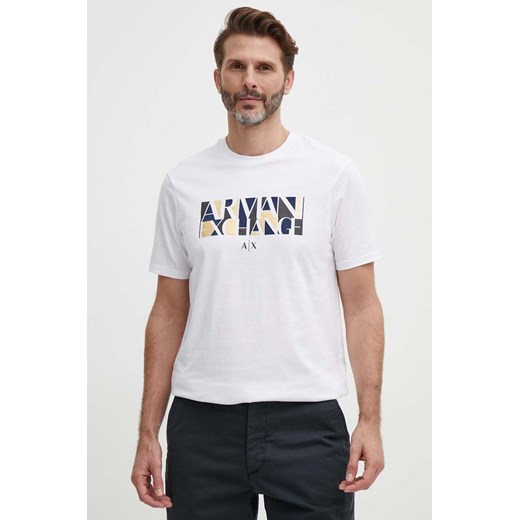 T-shirt męski Armani Exchange z bawełny 