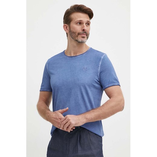 Joop! t-shirt bawełniany kolor niebieski melanżowy ze sklepu ANSWEAR.com w kategorii T-shirty męskie - zdjęcie 171500350