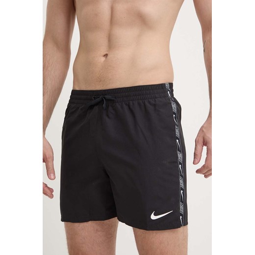 Nike szorty kąpielowe kolor czarny ze sklepu ANSWEAR.com w kategorii Kąpielówki - zdjęcie 171500440
