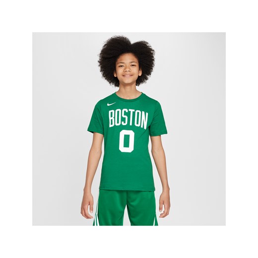T-shirt dla dużych dzieci Nike NBA Jayson Tatum Boston Celtics - Zieleń ze sklepu Nike poland w kategorii T-shirty chłopięce - zdjęcie 171502380