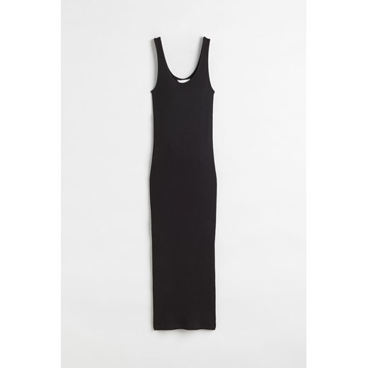 H & M - Sukienka bodycon w prążki - Czarny H & M S H&M