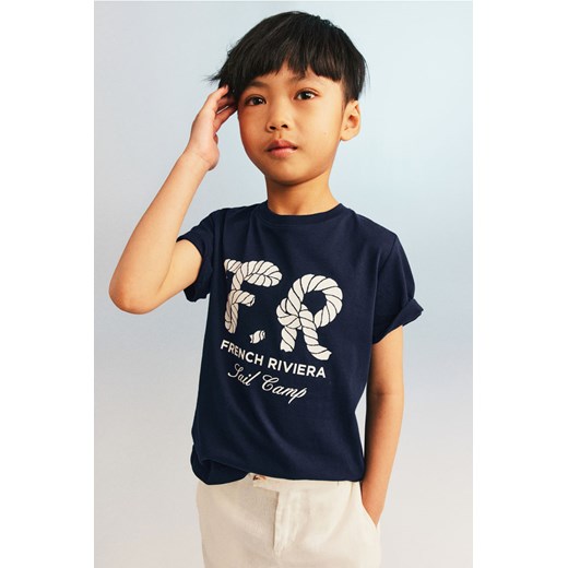 H & M - T-shirt z nadrukiem - Niebieski ze sklepu H&M w kategorii T-shirty chłopięce - zdjęcie 171502784