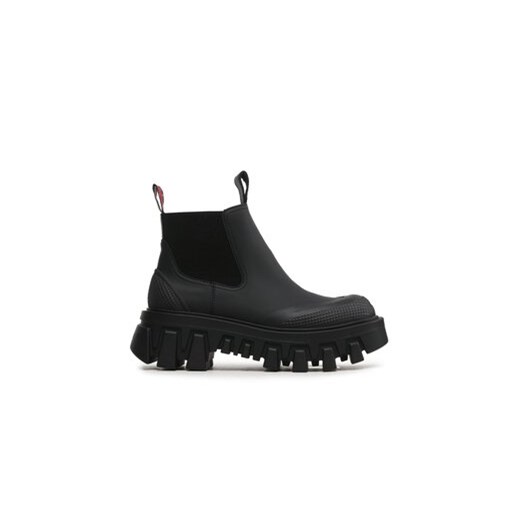Tommy Jeans Sztyblety Tjw Rubber Rain Boot EN0EN02234 Czarny ze sklepu MODIVO w kategorii Botki - zdjęcie 171503492