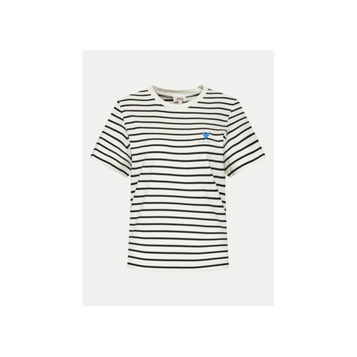 s.Oliver T-Shirt 2141812 Czarny Regular Fit 48 MODIVO