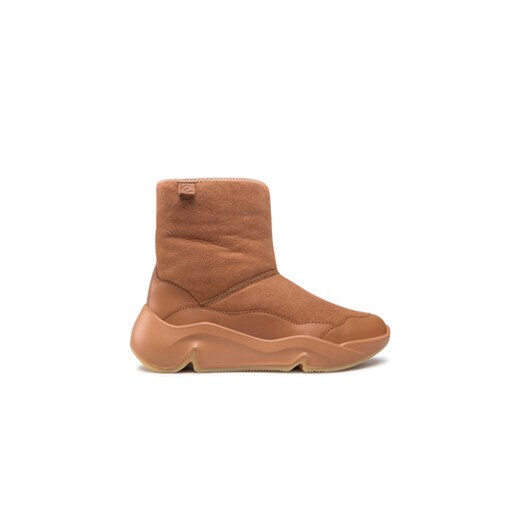 ECCO Botki Chunky Sneaker W 20320360220 Brązowy ze sklepu MODIVO w kategorii Śniegowce damskie - zdjęcie 171504424