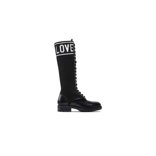 LOVE MOSCHINO Kozaki JA26034G1FIZE00C Czarny ze sklepu MODIVO w kategorii Kozaki damskie - zdjęcie 171504522