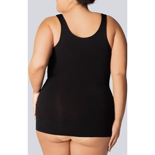 Wyszczuplająca koszulka damska plus size czarna Smoothwear, Kolor czarny (onyx), Rozmiar 5/6, Mona Queen Size ze sklepu Primodo w kategorii Bielizna wyszczuplająca - zdjęcie 171505174