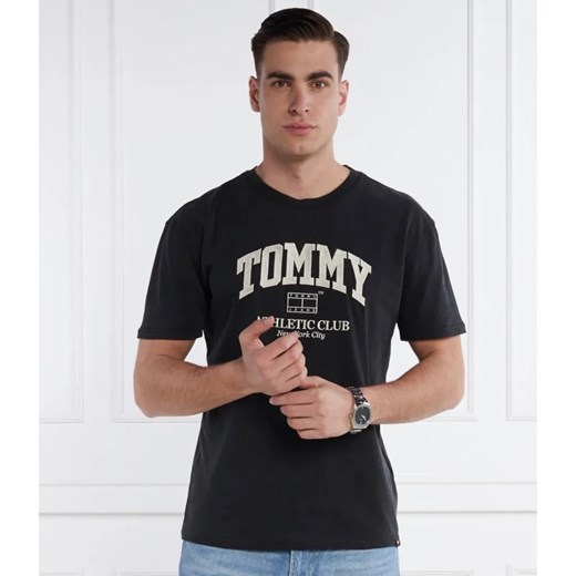 Tommy Jeans t-shirt męski z krótkim rękawem w stylu młodzieżowym 
