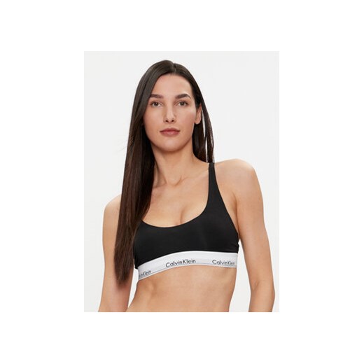 Calvin Klein Underwear Biustonosz top 000QF7586E Czarny ze sklepu MODIVO w kategorii Biustonosze - zdjęcie 171506830