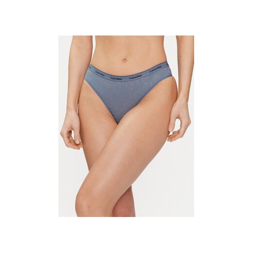 Calvin Klein Underwear Figi brazylijskie 000QD5233E Niebieski ze sklepu MODIVO w kategorii Majtki damskie - zdjęcie 171507080