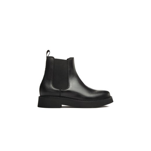 Tommy Jeans Sztyblety Tjw Chelsea Flat Boot EN0EN02311 Czarny ze sklepu MODIVO w kategorii Botki - zdjęcie 171507814