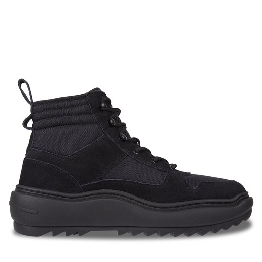 Trzewiki Tommy Jeans Tjm Mix Material Boot EM0EM01245 Black BDS ze sklepu eobuwie.pl w kategorii Buty zimowe męskie - zdjęcie 171510372