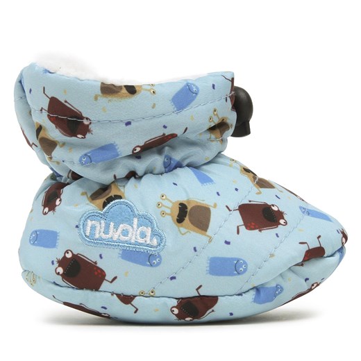 Kapcie Nuvola Baby Printed UNPR20BMSO18 Niebieski ze sklepu eobuwie.pl w kategorii Kapcie dziecięce - zdjęcie 171510721