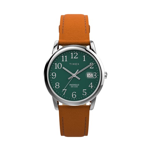 Zegarek Timex Easy Reader Classic TW2W54600 Brązowy ze sklepu eobuwie.pl w kategorii Zegarki - zdjęcie 171511734