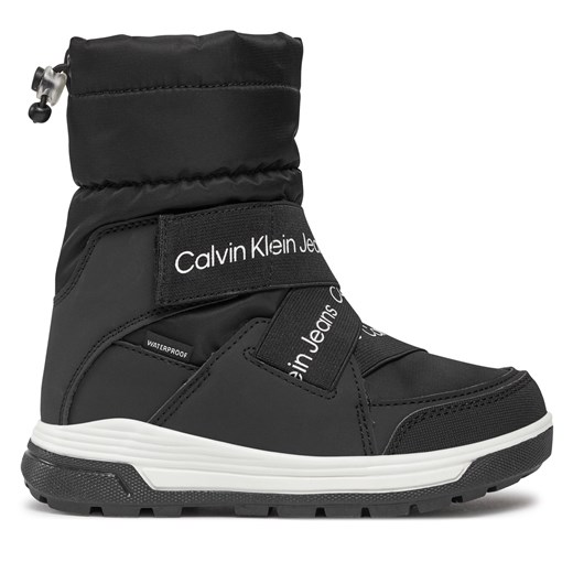 Śniegowce Calvin Klein Jeans V3X5-80755-1485 M Black 999 ze sklepu eobuwie.pl w kategorii Buty zimowe dziecięce - zdjęcie 171512121