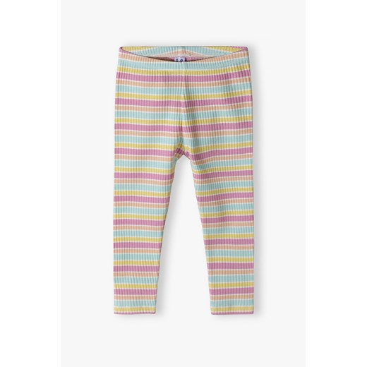 Kolorowe leginsy niemowlęce w paski - 5.10.15. ze sklepu 5.10.15 w kategorii Spodnie i półśpiochy - zdjęcie 171515480