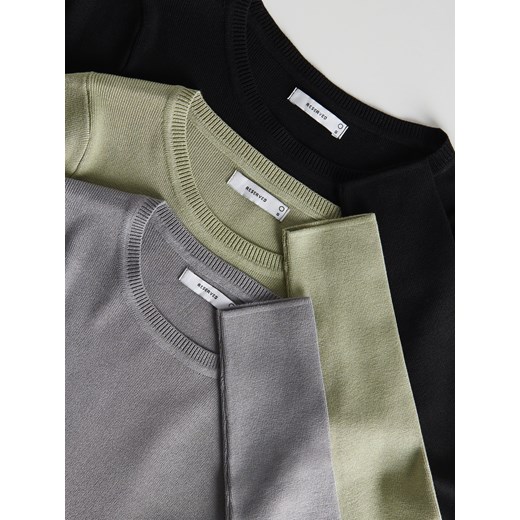 Reserved - Sweter slim fit - czarny ze sklepu Reserved w kategorii Swetry damskie - zdjęcie 171516140