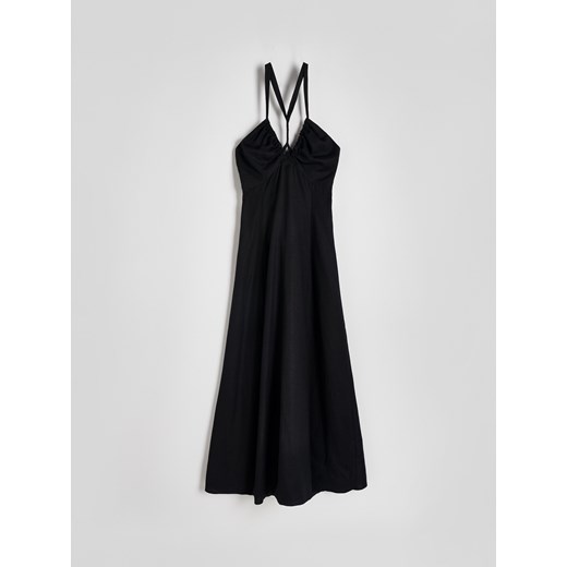 Reserved - Sukienka maxi z wiskozy - czarny ze sklepu Reserved w kategorii Sukienki - zdjęcie 171516163