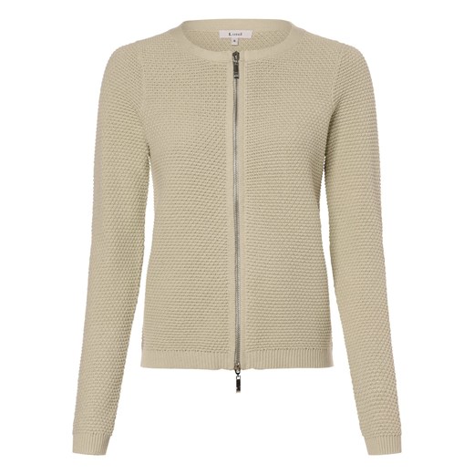 Lund Kardigan damski Kobiety Bawełna seledynowy wypukły wzór tkaniny ze sklepu vangraaf w kategorii Swetry damskie - zdjęcie 171516743