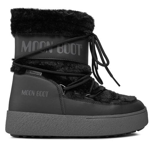 Śniegowce Moon Boot Ltrack Faux Fur Wp 24501300001 Black 001 ze sklepu eobuwie.pl w kategorii Śniegowce damskie - zdjęcie 171518581