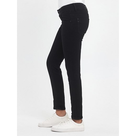 LTB Dżinsy "Molly" - Slim fit - w kolorze czarnym W29/L34 promocyjna cena Limango Polska