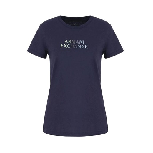 t-shirt damski armani exchange 3dyt14 yjdgz granatowy ze sklepu Royal Shop w kategorii Bluzki damskie - zdjęcie 171521431