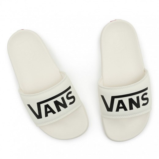 Damskie klapki Vans La Costa Slide-On - białe ze sklepu Sportstylestory.com w kategorii Klapki damskie - zdjęcie 171526314