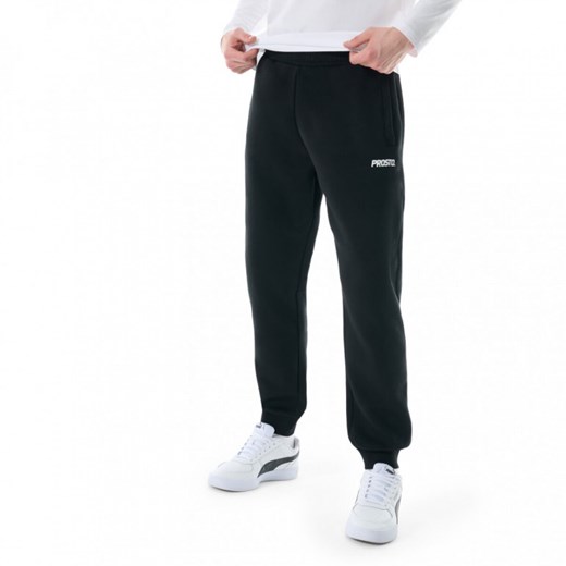 Męskie spodnie dresowe Prosto Digo - czarne ze sklepu Sportstylestory.com w kategorii Spodnie męskie - zdjęcie 171526362