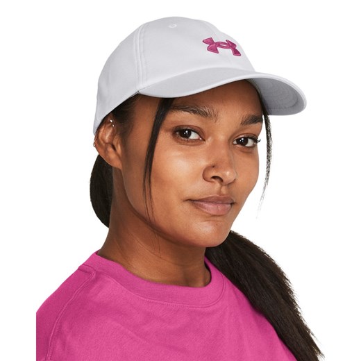 Damska czapka z daszkiem Under Armour Women's UA Blitzing Adj - biała ze sklepu Sportstylestory.com w kategorii Czapki z daszkiem damskie - zdjęcie 171526394